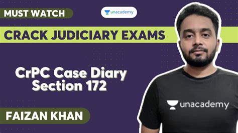 Crpc Case Diary Section 172 Crack Judiciary Exam Faizan Khan