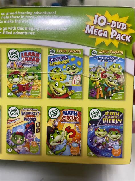 Leapfrog 10 Dvd Mega Pack Hobbies And Toys Books And Magazines Fiction