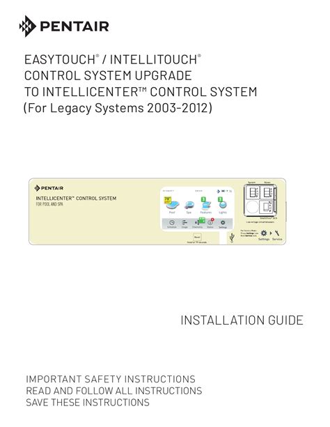 Pentair Intellitouch Wiring Diagram Wiring Diagram