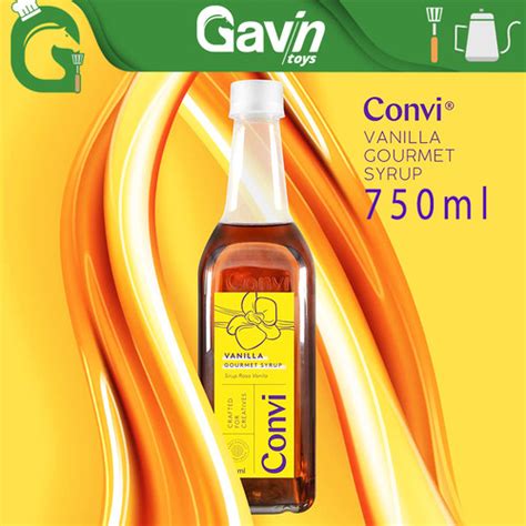 Jual Sirup Rasa Vanilla Convi Vanilla Gourmet Syrup 750ml Premium