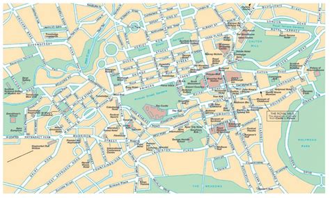 Edinburgh Street Map Printable - Printable Maps