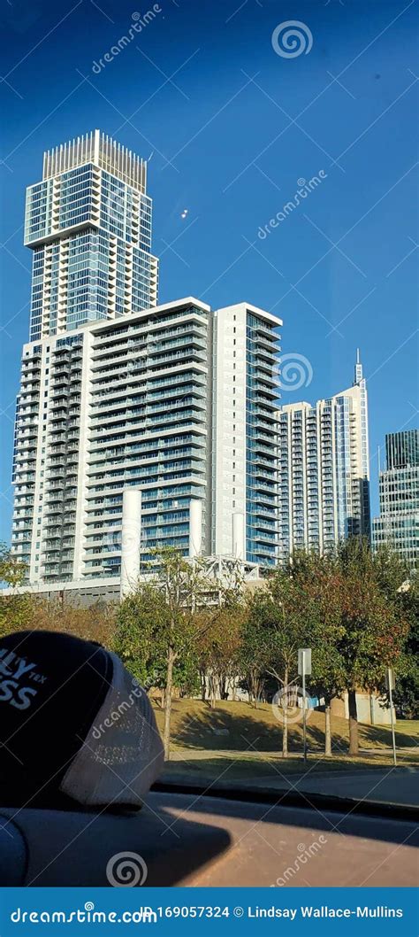 Austin City skyline editorial stock image. Image of city - 169057324