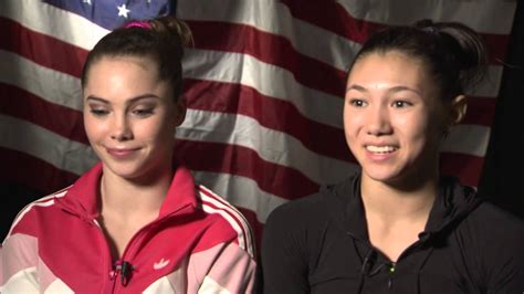 Mckayla Maroney And Kyla Ross Interivew 2013 Pandg Championships