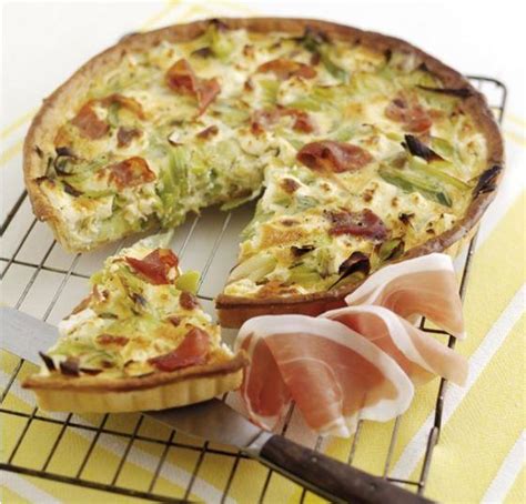 Quiche De Puerros Y Queso De Cabra Con Azafr N Cocina