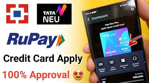 Tata Neu Credit Card Apply How To Activate Tata Neu Hdfc Credit