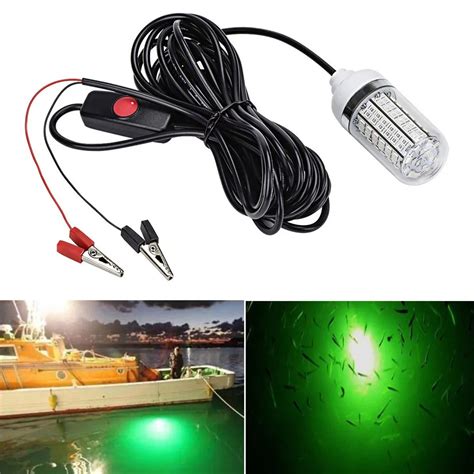 12V Fishing Light 108pcs 2835 LED Underwater Fishing Light Lamp IP68