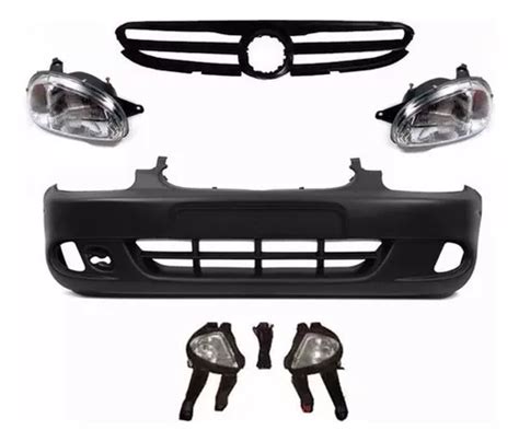 Kit Trompa Corsa Classic Con Faros Auxiliares Modelo