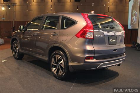 2015 Honda CR V Facelift Launched In Malaysia