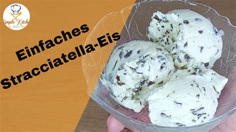 Stracciatella Eis Einfaches Eis Selber Machen Ohne Eismaschine