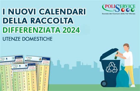 Calendario Raccolta Differenziata PORTA A PORTA 2024 Comune Di