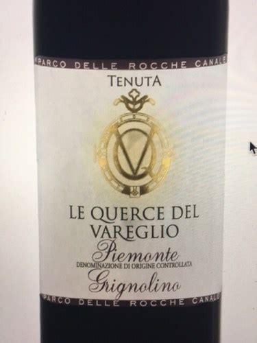 Le Querce Del Vareglio Grignolino Vivino US