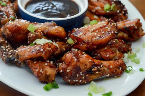 Sticky Baked Asian Chicken Wings Valeries Kitchen