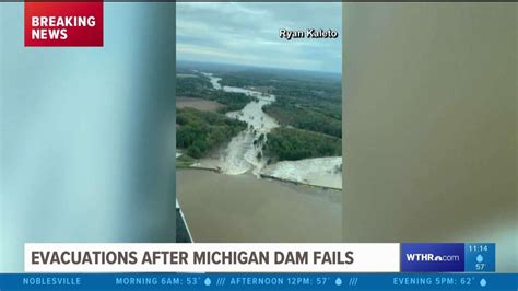 2 Michigan Dams Breached Thousands Evacuated Amid Flooding