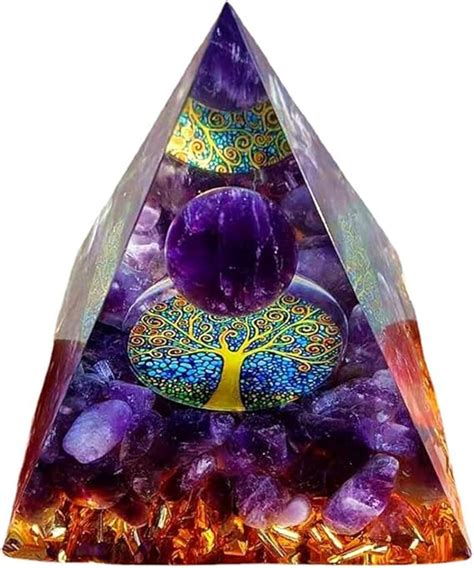 Everpert Pierre Naturelle Orgonite Pyramide Orgone Pyramide Nergie