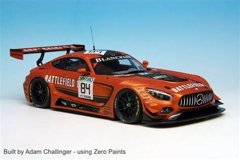 Mercedes Amg Gt3 Battlefield 1 Candy Orange Paint 2x30ml Zp 1467