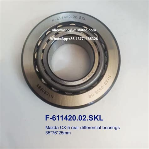 F Skl F Mazda Cx Differential Bearings Tapered