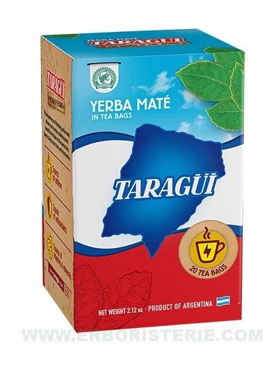 Yerba Mate Taragui Mate Cocido 20 Saquitos Yerba Mate In Filtri