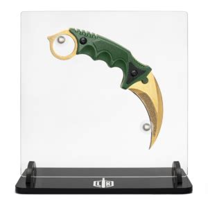 Premium Karambit Lore Green Real CS GO Custom Made IRL By LootKnife