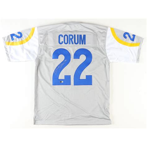 Blake Corum Signed Jersey (Beckett) | Pristine Auction