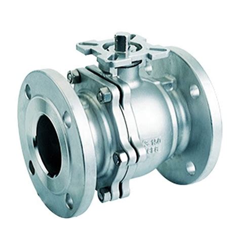 2PC Flanged Ball Valve With ISO5211 Direct Mounting Pad