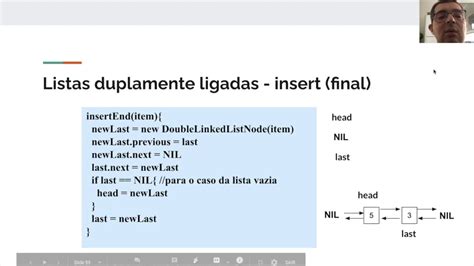 Lista Duplamente Encadeada Abordagem Iterativa YouTube