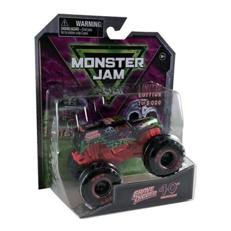 Buy Monster Jam Limited Edition 1 Of 5000 Grave Digger 40th Anniversary