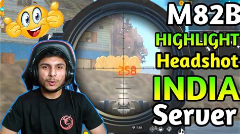 M82B HIGHLIGHT Headshot Video In INDIA Server Free Fire Best