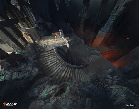 Dungeon Descent Mtg Art From Adventures In The Forgotten Realms Set By