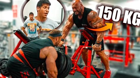 El Hombre De Kg Que Humillo A Larry Wheels Entrena Espalda Con Un