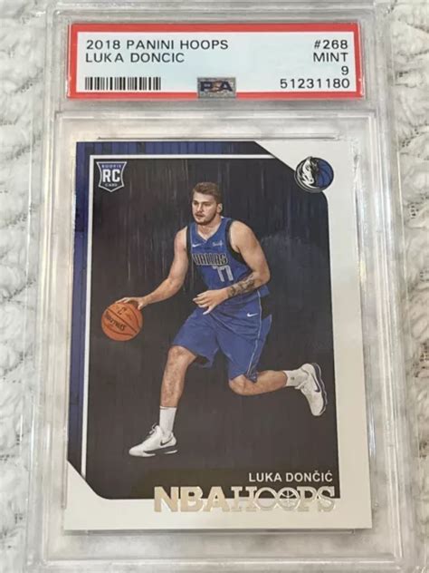 Panini Nba Hoops Luka Doncic Rookie Rc Psa Dallas