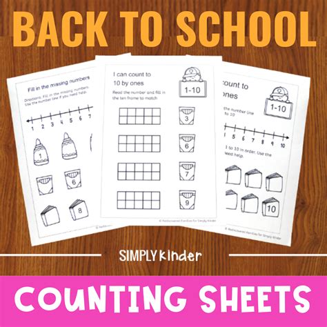 Count And Write To Worksheet For Kg Skoolon Worksheets