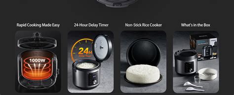 Amazon Goveelife Smart Rice Cooker In Multi Cooker Slow