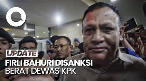 Sederet Pelanggaran Etik Firli Bahuri Berujung Disanksi Berat Dewas Kpk