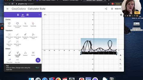 Geogebra Roller Coaster Placement Youtube