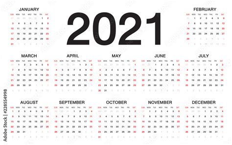 Printable Kalender 2021 Indonesia