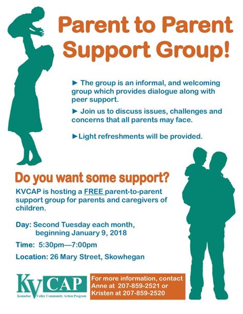 New Parent Support Group In Skowhegan Kvcap