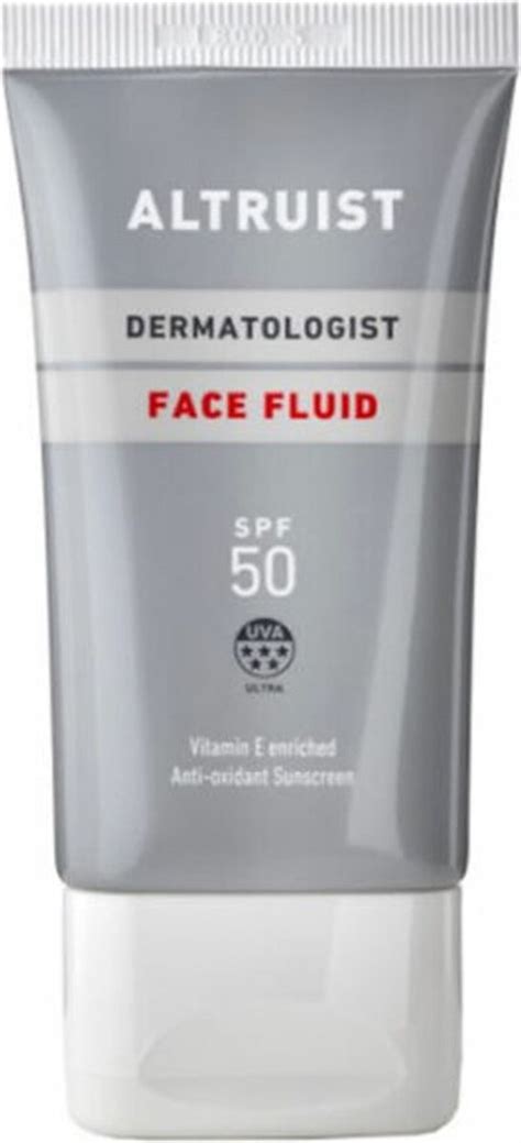 Altruist Zonnebrand Creme Face Fluid SPF 50 50 Ml Bol