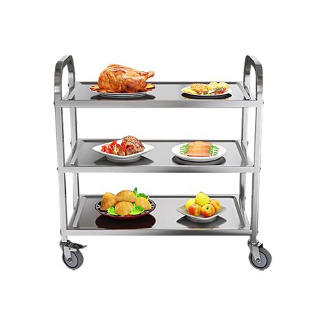 Commercial Stainless Steel Shelf Service Trolley Cart China