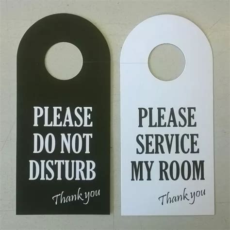 Do Not Disturb Door Hanger Sign Hotel Guest House £5 95 Picclick Uk