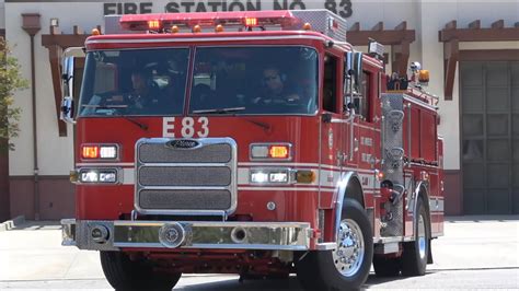 Q Horn LAFD Engine 83 Responding YouTube