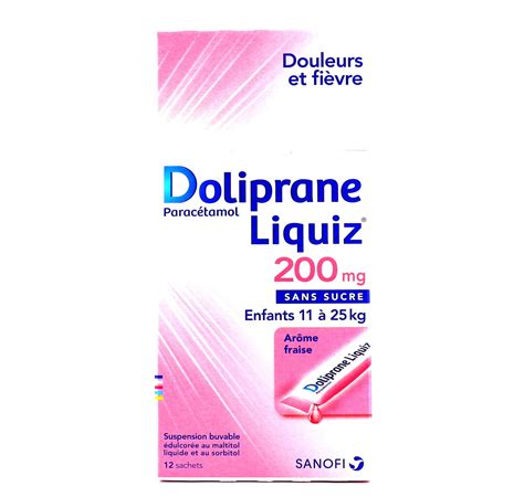 Doliprane Liquiz Mg En Sachet