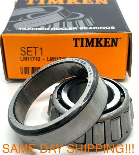 LM11749 LM11710 TIMKEN USA Tapered Roller Bearing Lot Of 1 Set