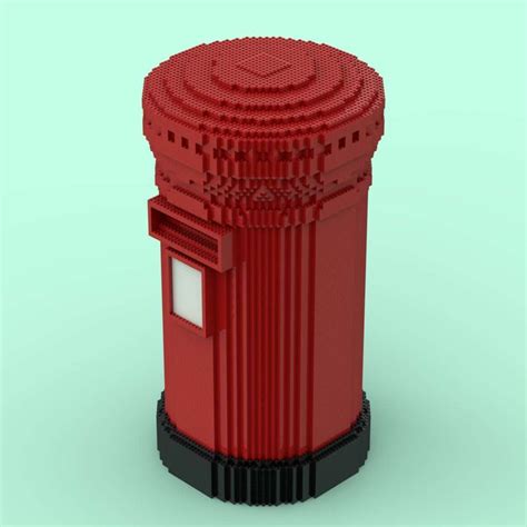 Lego Moc Post Box By Otterbournelego Rebrickable Build With Lego