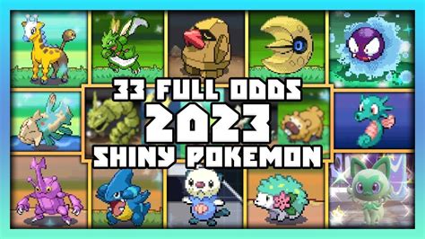 Live Full Odds Shiny Pok Mon Shiny Pok Mon Compilation Youtube