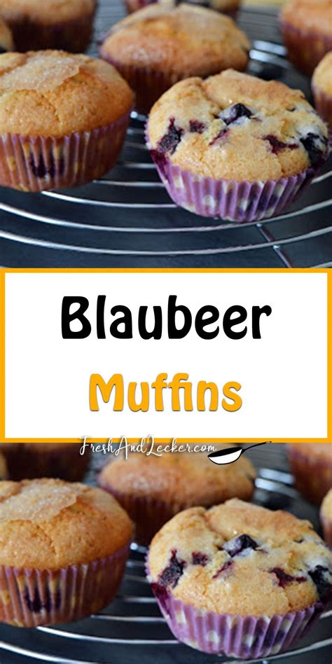 Blaubeer Muffins Fresh Lecker