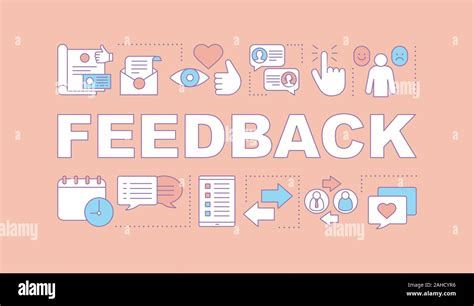 Feedback Word Concepts Banner Customer Satisfaction Isolated