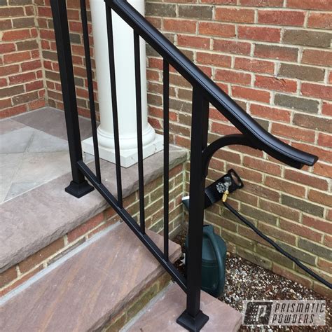 Custom Railings In Black Jack Prismatic Powders