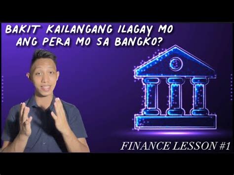 Ilagay Ang Pera Sa Bangko Estudyante Trader Youtube