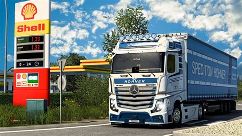 Ets Promods I New Actros Durch Deutschland Euro Truck