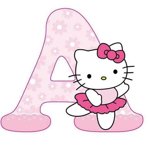 Hello Kitty Alphabet Letters Printable